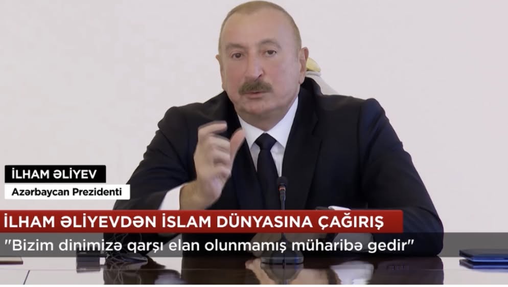 Ilham Aliyev Accuses the West of Islamophobia. Ilham Aliyev Accuses the West of Islamophobia.